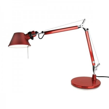 ARTEMIDE - TOLOMEO MICRO, LAMPE DE TABLE ROUGE | LA MORUE. A011810