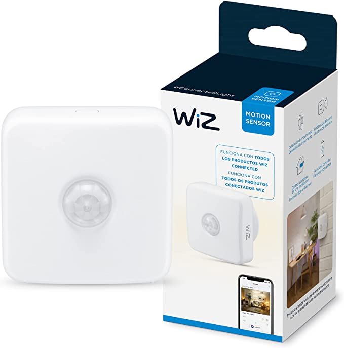 Capteur de mouvement sans fil Wiz Smart, pour l'intérieur, détecte les mouvements jusqu'à 3 m - 78820900 