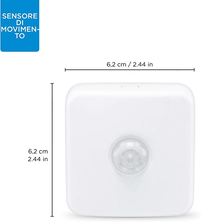 Wiz Sensore wireless di movimento Smart, per interni, rileva movimento fino a 3 m - 78820900