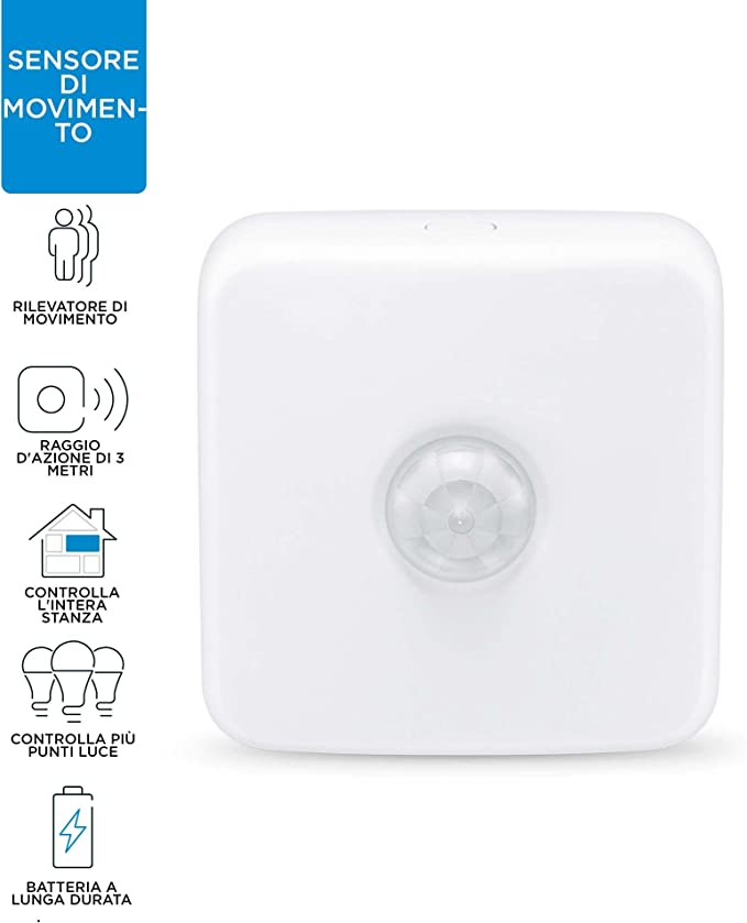 Wiz Smart wireless motion sensor, for indoors, detects movement up to 3m - 78820900