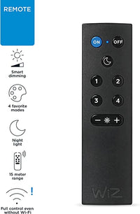 Wiz WiZmote, télécommande intelligente, commande vocale, contrôle par application, Wi-Fi+Bluetooth - 78922000
