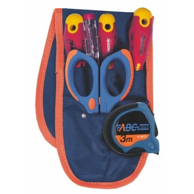 Abc Tools N68753000 - Tasca con 6 utensili e cintura
