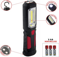 Multifunction Torch - Velamp IS404 Transformer Work Light 8 + 1 SMD LED with Hook and Magnet