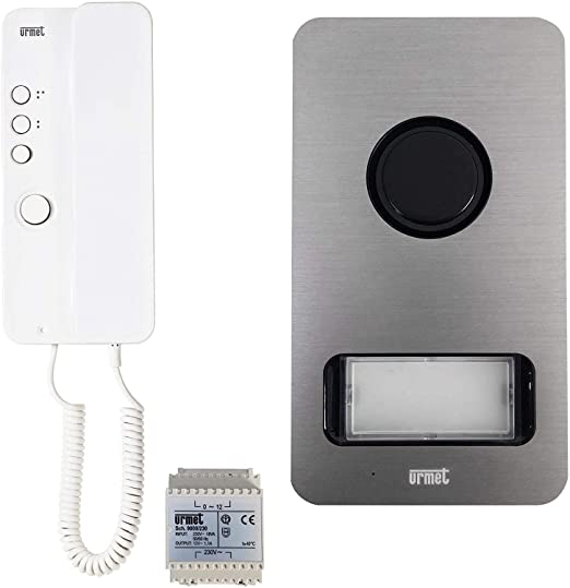 URMET 1122/601 4+N SINGLE AND TWO-FAMILY DOOR PHONE KIT [Energy Class A]