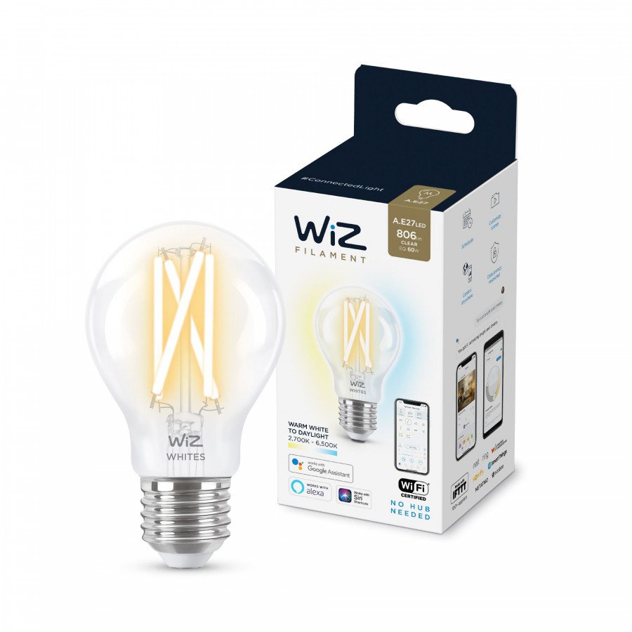 WIZ TW GOCCIA FILAMENTO G.E27 LED 60W 806LM CLEAR